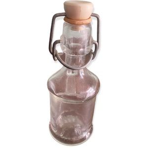 Clear Glass Cork Vase